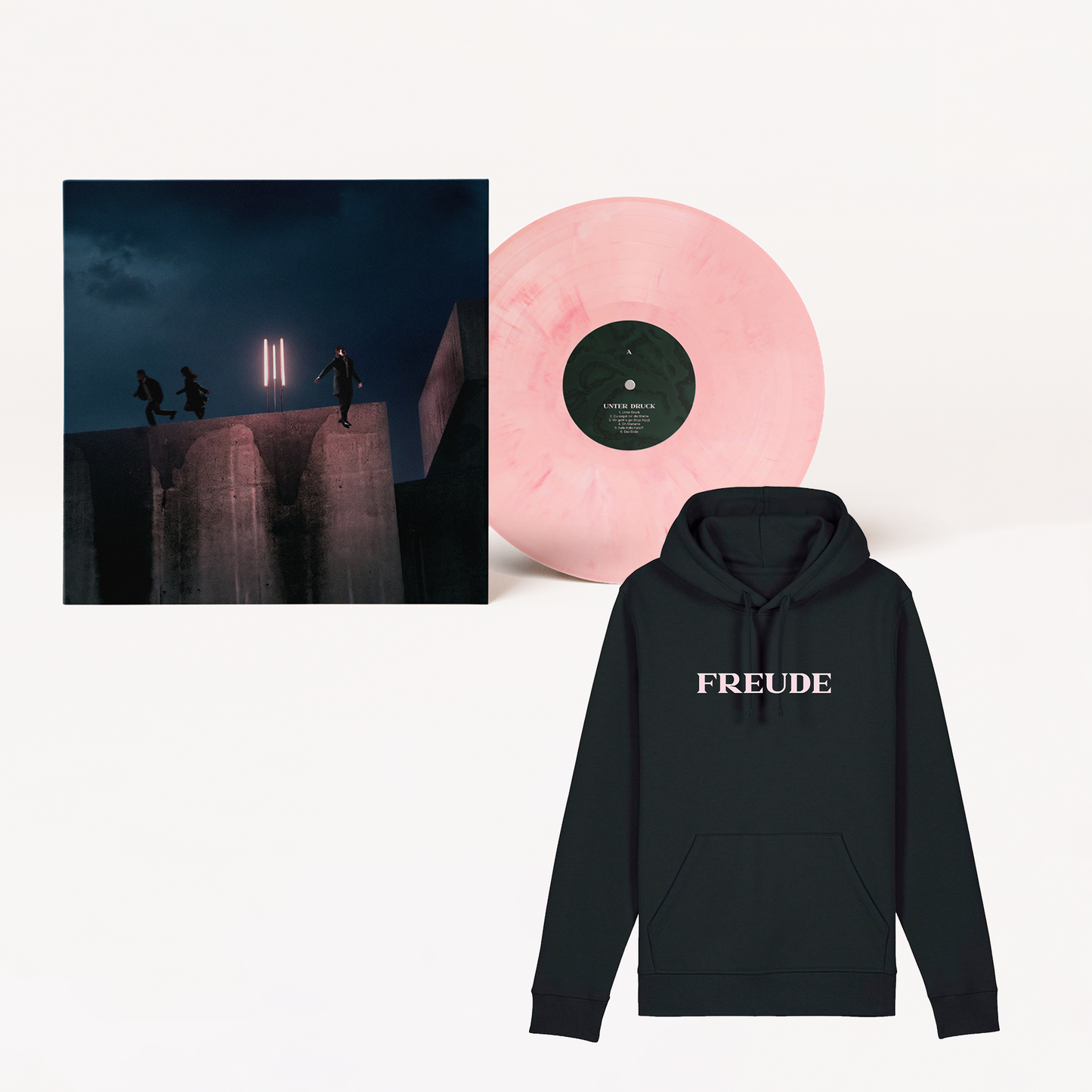 VINYL UND HOODIE BLACK